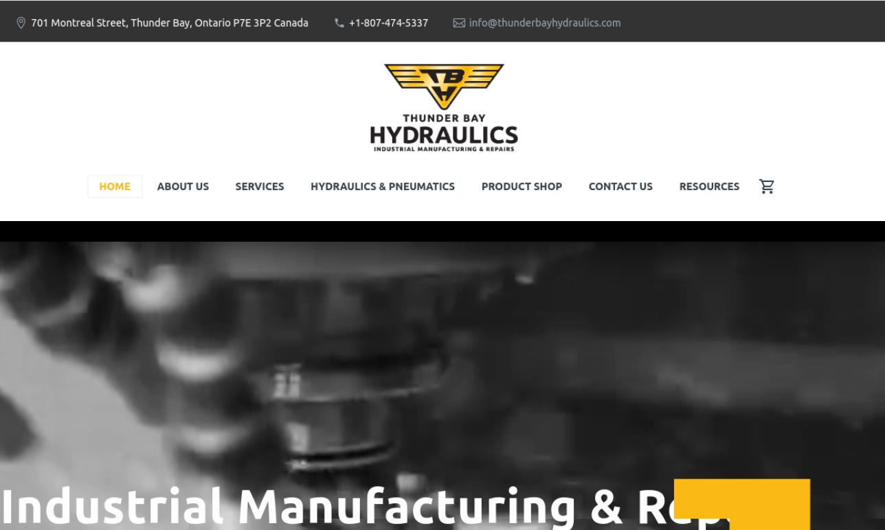 Thunder Bay Hydraulics Ltd. Hydraulic Cylinder Manufacturers